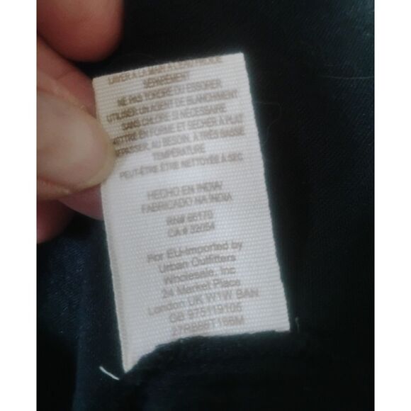 Free People Women's Size Medium Black Boho Top - Picture 7 of 7